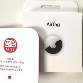 限定だるま【未開封】Apple AirTag エアタグ アップル 2026年 だるまデザイン 紛失防止タグ