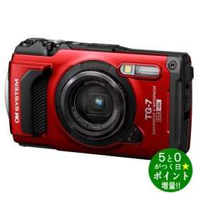 オーエムシステム カメラ 防水 防塵 耐衝撃 Bluetooth対応 コンパクトデジタルカメラ Tough TG-7 レッド OM SYSTEM【転送不可】