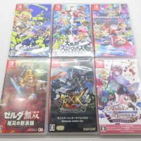 k72463-oe [送料650円] 中古○6本セット ゼルダ無双_厄災の黙示録スプラトゥーン3等 SWITCHソフト [037-260309]