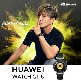 【体重計同梱】スマートウォッチ HUAWEI WATCH GT 6 41mm ブラック 14日日間のバッテリー持続 スポーツモード GPS サイクリング iOS Android 健康モニタリング
