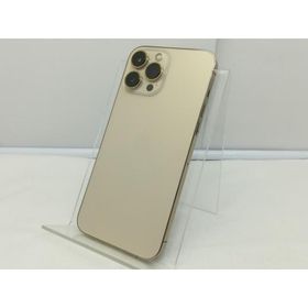【中古】【赤ロム保証あり】Apple au 【SIMフリー】 iPhone 13 Pro Max 128GB ゴールド MLJ63J/A【DS秋葉】保証期間１ヶ月【ランクC】