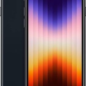 【美品・Bランク】電池100％ SIMフリー Apple iPhone SE (第3世代) 64GB ミッドナイト