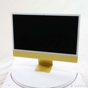 【中古】Apple(アップル) iMac 24-inch Mid-2021 Z12S0005V Apple M1 8コアCPU_8コアGPU 8GB SSD256GB イエロー 〔macOS v26.3〕 【258-ud】