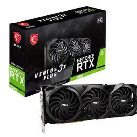 【中古】 MSI GeForce RTX 3080 VENTUS 3X PLUS 10G OC LHR グラフィックスボード VD7850