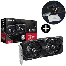 ASRock RX7600 CL 8GO Radeon Challenger 8GB OC グラフィックボード + オリジナルマウスパッド セット xp10n