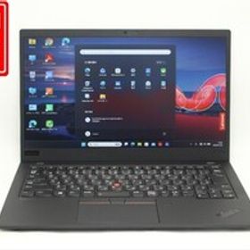中古良品 フルHD 14型 Lenovo ThinkPad X1 Carbon 7th Gen Windows11 第8世代 i5-8365U 8GB NVMe 256GB-SSD カメラ LTE Office 管:1803j