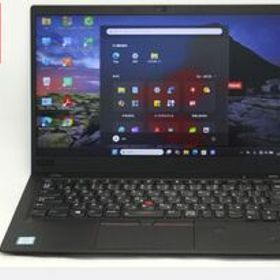 中古 フルHD 14型 Lenovo ThinkPad X1 Carbon 6th Windows11 第8世代 i5-8250U 8GB NVMe 256GB-SSD カメラ 無線 Office付き 中古 管:1642v
