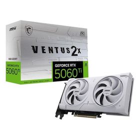 MSI エムエスアイ GeForce RTX 5060 Ti 8G VENTUS 2X OC WHITE PLUS グラフィックボード 転送不可 G506T8V2CWP(2673851)