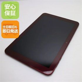 【中古】 超美品 KYT33 Qua tab QZ10 ボルドー タブレット 本体 白ロム 中古 土日祝発送OK
