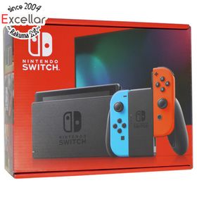 ニンテンドースイッチ(Nintendo Switch)の任天堂 Nintendo Switch バッテリー拡張モデル HAD-S-KABAH ネオンブルー・ネオンレッド 元箱あり(家庭用ゲーム機本体)