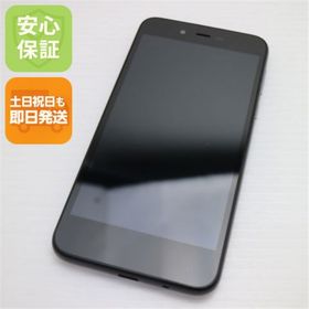 シャープ(SHARP)の702SH AQUOS sense basic ブラック M999(スマートフォン本体)