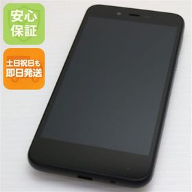 シャープ(SHARP)の超美品 702SH AQUOS sense basic ブラック M222(スマートフォン本体)