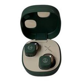 audio-technica (オーディオテクニカ) 完全ワイヤレス イヤホン ATH-SQ1TW2 グリーン 家電/028