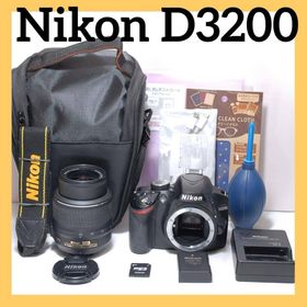 キヤノン(Canon)の美品✨Nikon D3200✨シングルレンズ✨届いたらすぐに使えます(デジタル一眼)