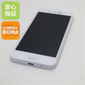 アクオス(AQUOS)の超美品 SIMフリー SH-M05 ホワイト 本体 白ロム M777(スマートフォン本体)