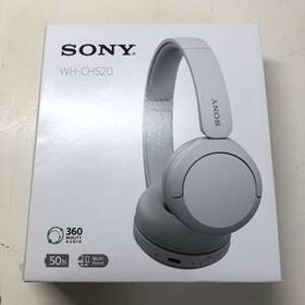 C542 SONY WH-CH520 ワイヤレスヘッドホン ホワイト