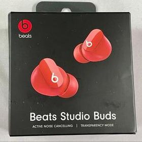 【Beats Studio Buds ワイヤレス】新品 未開封 アクティブノイズキャンセリング イヤフォン 赤 ビーツスタジオ 耐汗耐水性能