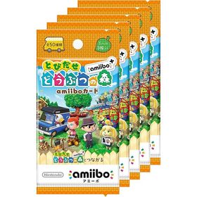 ラッピング対応 5パック とびだせどうぶつの森 amiiboカード あつ森 アミーボカード
