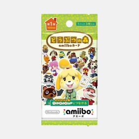 【1パック】Nintendo どうぶつの森amiiboカード 第１弾 1パック3枚入り