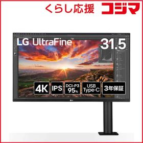 【 新品 未開封 】 LG USB-C接続 PCモニター UltraFine Display Ergo ［31.5型 /4K(3840×2160) /ワイド］ 32UN880K-B 未使用 送料無料