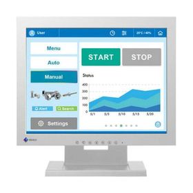 FDX1502T-TGY 15.0型 DuraVision カラー液晶モニター 1024×768 タッチパネル対応 スピーカー搭載 D-sub DisplayPort ...