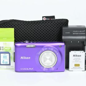 【超美品】 ニコン Nikon COOLPIX S3300 ラベンダーパープル