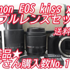★美品★新生活応援SALE★ Canon EOS Kiss x9 ダブル