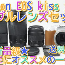 ★新品級①★新生活応援SALE★ Canon EOS Kiss x9 ダブル