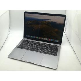 【中古】Apple MacBook Air 13インチ Corei5:1.6GHz 128GB スペースグレイ MRE82J/A (Late 2018)【OSU301】保証期間１ヶ月【ランクB】