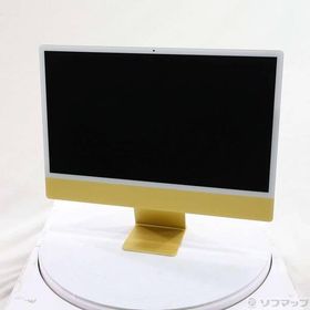 〔中古〕Apple(アップル) iMac 24-inch Mid-2021 Z12S0005V Apple M1 8コアCPU_8コアGPU 8GB SSD256GB イエロー 〔macOS v26.3〕〔258-ud〕
