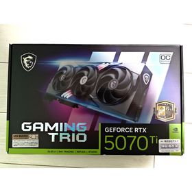 エムエスアイ(msi)のMSI GeForce RTX5070Ti 16G GAMING TRIO OC(PCパーツ)