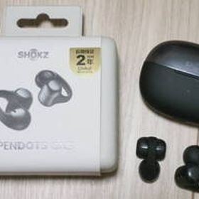 ★Shokz ショックス OpenDots ONE ブラック SKZ-EP-000054★オープンイヤー・イヤーカフ型ワイヤレスイヤホン★