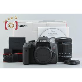 【中古】Canon キヤノン EOS Kiss X8i EF-S 18-55 IS STM レンズキット シャッター回数僅少 元箱付き