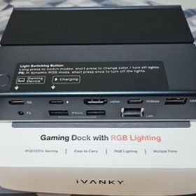 iVANKY 14-in-1 RGB 4K@120Hzドック ROG Ally 類/Legion Go/Steam Deck OLED/MSI Claw/Switchドック、ASUS Ally用