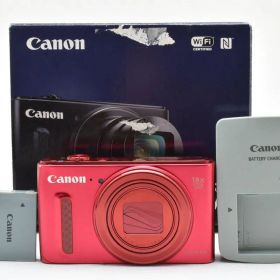 ★良品★キヤノン Canon PowerShot SX610 HS レッド 元箱付属 コンパクトデジタルカメラ★ W0928#AW2410