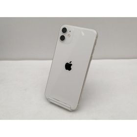 【中古】Apple SoftBank 【SIMロック解除済み】 iPhone 11 64GB ホワイト MWLU2J/A【仙台イービーンズ】保証期間１ヶ月【ランクB】