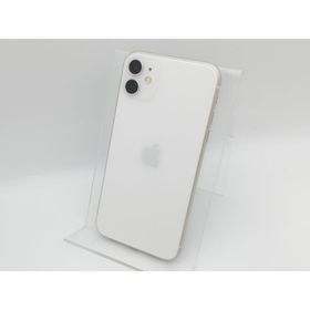 【中古】Apple au 【SIMロック解除済み】 iPhone 11 64GB ホワイト MWLU2J/A【中野】保証期間１ヶ月【ランクC】