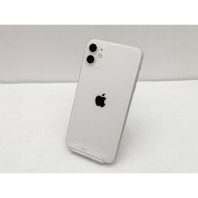 【中古】Apple au 【SIMロック解除済み】 iPhone 11 64GB ホワイト MWLU2J/A【仙台イービーンズ】保証期間１ヶ月【ランクA】