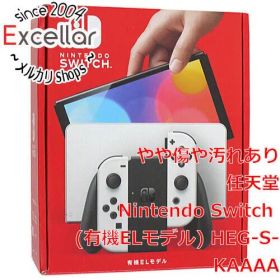 [bn:14] 任天堂 Nintendo Switch 有機ELモデル HEG-S-KAAAA ホワイト Joy-Con(R)・ドックカバーなし 本体・液晶画面・Joy-Conいたみ 元箱あり
