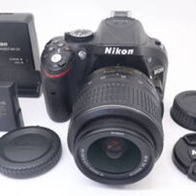 シャッター回数4019 Nikon ニコン D5200/ AF-S NIKKOR 18-55mm F3.5-5.6 G DX VR デジタル一眼 ブラック (f14922)
