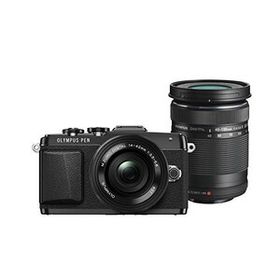 中古 １年保証 美品 OLYMPUS PEN Lite E-PL7 EZダブルズームキット ブラック