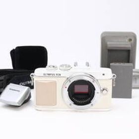 AB- (良品) OLYMPUS オリンパス PEN E-PL7 ボディ ホワイト シャッター回数4885 初期不良返品対応 22-254