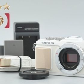 【中古】OLYMPUS オリンパス PEN Lite E-PL7 ホワイト ミラーレス一眼カメラ シャッター回数僅少