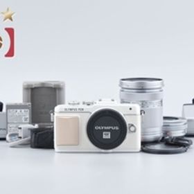 【中古】OLYMPUS オリンパス PEN Lite E-PL7 EZ ダブルズームキット ホワイト シャッター回数僅少