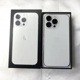 【中古美品】SIMフリー iPhone 13 Pro 128GB シルバー MLUF3J/A ≪docomo版(SIMロック解除済) 判定〇≫