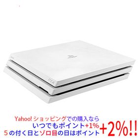 【中古】SONY プレイステーション4 Pro 1TB グレイシャー・ホワイト CUH-7200BB02 本体のみ 本体いたみ