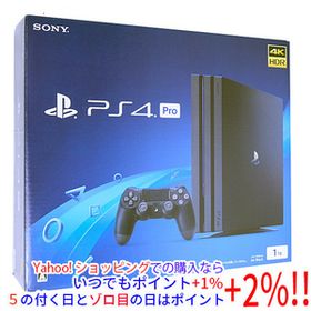 【中古】SONY プレイステーション4 Pro 1TB ジェット・ブラック CUH-7200BB01 外箱いたみ 元箱あり