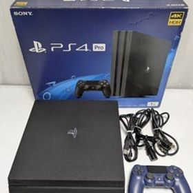 動作品 ソニー SONY プレイステーション4 Pro 1TB プレステ4 PS4 cuh-7100b ジェットブラック 中古品 送料無料 匿名配送 デュアルショック4