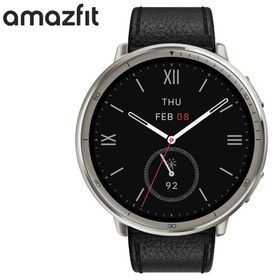 アマズフィット 腕時計 AMAZFIT スマートウォッチ アクティブ2 ユニセックス ブラック レザー SP170073-C225 スポーツ 睡眠 人気 おすすめ おしゃれ プレゼント