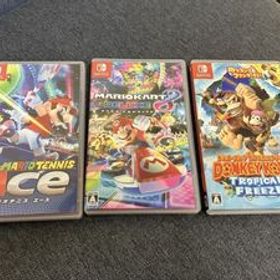 Nintendo Switchソフト マリオテニス マリオカート8 ドンキーコング